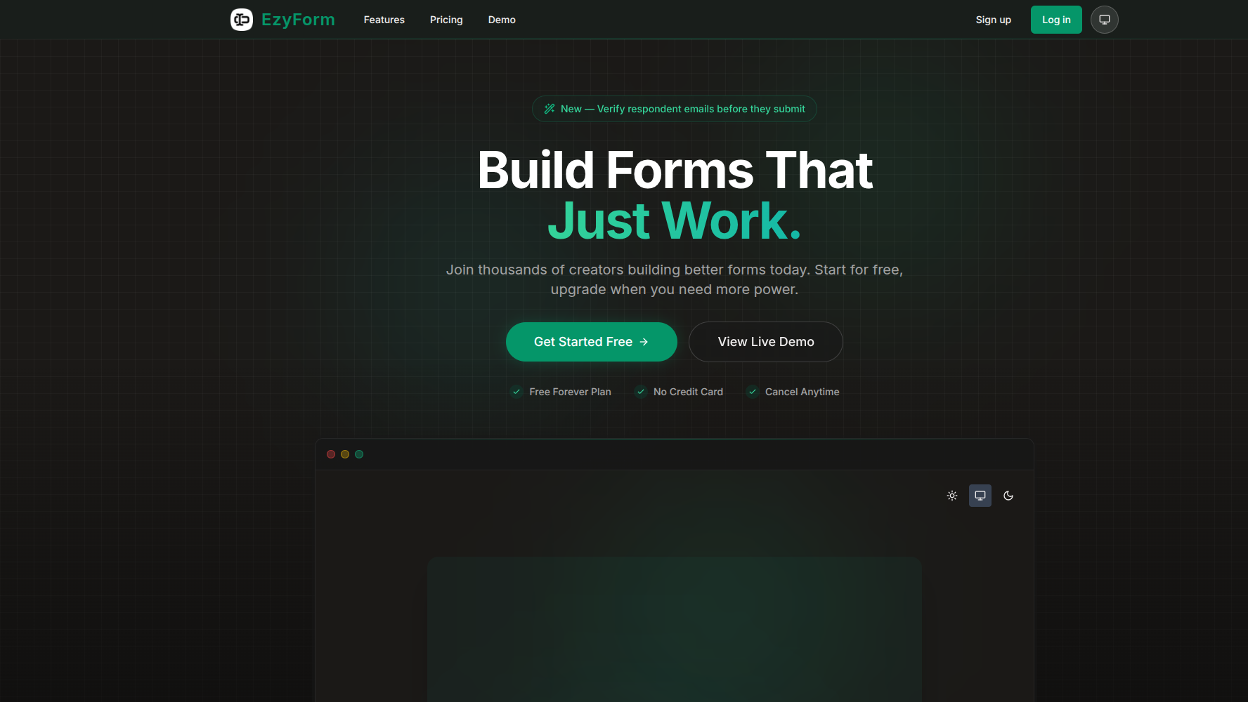 EzyForm screenshot